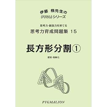 思考力育成問題集15 長方形分割1 (ピグマリオン|PYGLIシリーズ